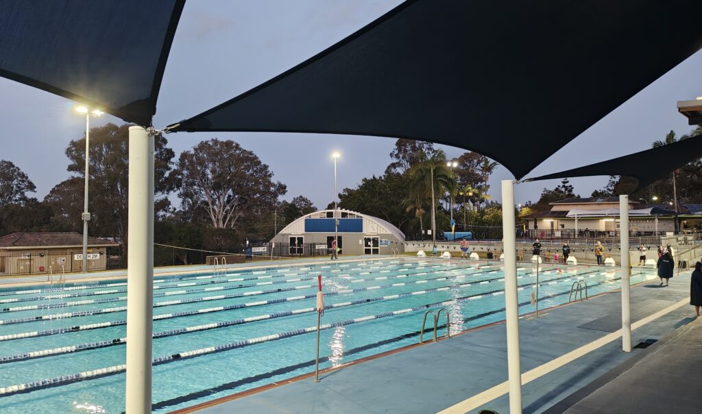 Redlands Swim Club volunteers helping out on club night